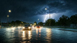 Kolkata's Downpour: Streets Drenched, Flights Diverted by Fierce Thunderstorm