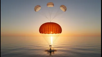How India Secures Safe Sea Splashdowns For Future Astronauts Via Advanced Gaganyaan Parachutes