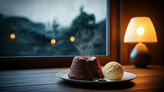 Rain Outside, Dessert Dilemma Inside