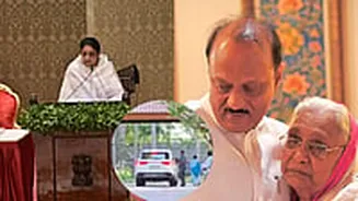 Baramati Bypoll: Deputy CM Sunetra Pawar Seeks Blessings From Ajit Pawar's Mother In Katewadi Ahead Of Filing Nomination - WATCH