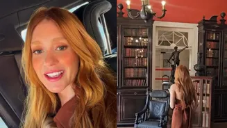 Marina Ruy Barbosa visita casa do tetravô, que hoje é um museu:'Legado que atravessa gerações'