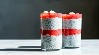 Why Everyone Stacks Litchi Chia Seed Puddings Now