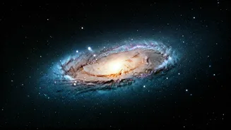 Scientists Seek Dark Matter's Light in Galaxy