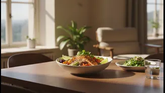 How moving largest meal to midday clears morning sluggishness and enhances sleep