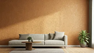 City Apartments Embrace Breathable Earthy Clay Textured Accent Walls Today