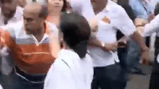 Video: Mamata Banerjee slaps TMC worker during protest march in Kolkata