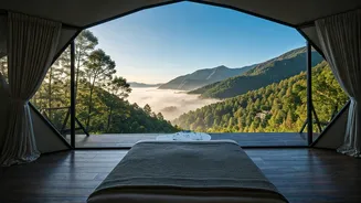 Misty Munnar Geodesic Domes Offer Breathtaking Mountain Valley Views