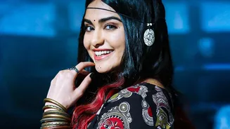 What is Adah Sharma's black milk?