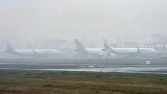 118 flights canceled as Delhi battles smog; AQI 'very poor'