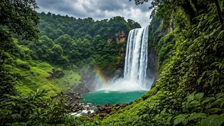 Meghalaya Waterfalls Explode In Grandeur As Rains Blanket State