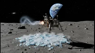 Planetary Protection Beyond Earth Could Decide Whether Moon-Lander Exhaust And Lunar Ice Succeeds