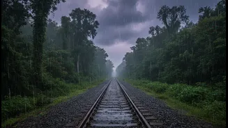 How Rainy Season Train Delays Affect Weekend Getaways