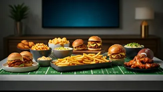 Plan football snacks via delivery apps