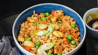 Vegetarian Fried Rice Gets A Tangy Lift From Pineapple