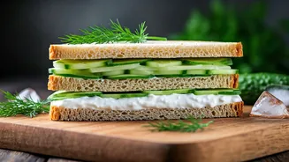 Beat the Heat: Light & Cooling Hung Curd Cucumber Sandwich for Weight Management