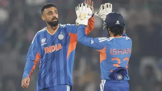 T20 World Cup, Varun Chakravarthy floors Namibia with three-fer: Stats