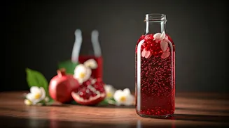 Skip Sugar with This Pomegranate Jasmine Kombucha Recipe Going Viral
