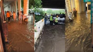 Heavy rain causes serious waterlogging across Delhi, Connaught Place flooded