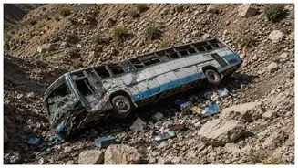 Pakistan: 40 killed as overcrowded bus plunges into ravine in Balochistan