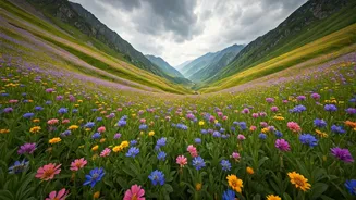 Early Monsoon Makes Valley Of Flowers Lush