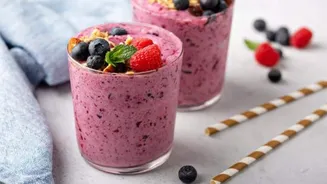 Our new breakfast favorite: Sorbet smoothies