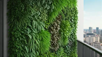 Ditch Concrete Views: Install Balcony Indoor Vertical Green Walls