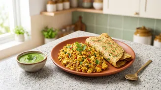 Prepare Fast High Protein Veg Breakfasts Paneer Bhurji Oats Chilla And Sprout Chaat