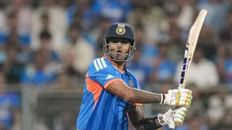 Suryakumar Yadav: বিপদে সূর্যোদয়! ক্যাপ্টেনের দুরন্ত ব্যাটে ভর করে বড় স্কোর ভারতের