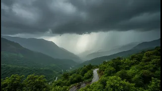 Heavy Showers Expected Across Popular North India Destinations