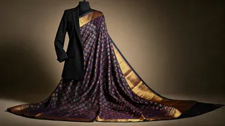 10 Blazer-over-Saree Looks: Office Party Style Guide