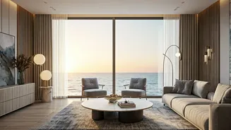 Sanya Malhotra's Serene Sea-Facing Abode: A Blend of Modernity and Calm