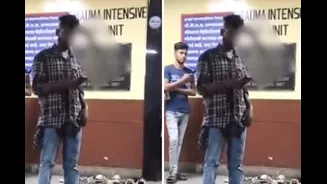 Mumbai Man Seen Calmly Using Phone With Machete Lodged In Head, Video Shocks Internet