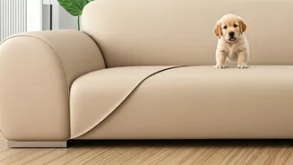 Vegan Leather Sofa Covers Protect Furniture From Energetic Indoor Pets