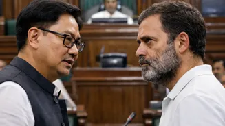 Kiren Rijiju Meets Rahul Gandhi to Break Parliament Deadlock; LoP Sets Two Conditions