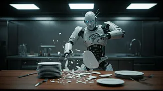 Restaurant Robot's Wild Dance: A Tableware-Smashing Meltdown Goes Viral