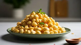 Crunchy Mint Chutney Makhana Chaat Rules Clean Evening Snacking