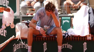 Sinner leva virada épica de Cerúndolo e dá adeus a Roland Garros
