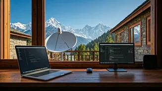 Work From Mountains In Uttarakhand Hostels With Satellite Tech