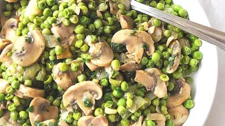 Like mushroom-green peas combo? Try these dishes