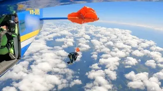 Skydiver Left Dangling Mid-Air After Parachute Snags Plane Tail in Australia - Watch Terrifying Video