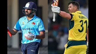 Rohit Sharma Equals David Warner's World Record Of Most...