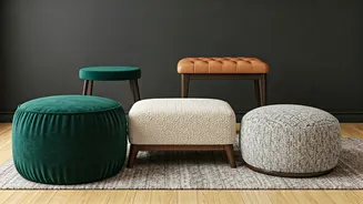 Elevate Your Home: 4 Chic Ottomans for Style & Comfort