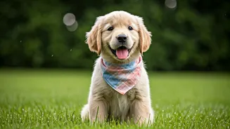 Furry Friends Rock Lightweight Organic Cotton Bandanas This Humid Season