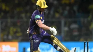 Jason Roy gets dismissed in bizarre fashion after deflecting ball back onto his stumps against Dublin in ETPL