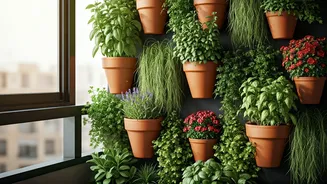 Vertical Terracotta Gardens Maximize Tight Apartment Balcony Spaces