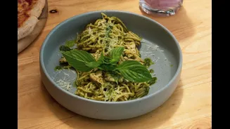 Dealing With Migraines? This Magnesium-Rich Pesto Pasta Can Be A Tasty Cure