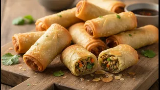 Roti Spring Rolls Have Entered Home Kitchens