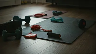 Home Fitness Challenges Dominate Social Media