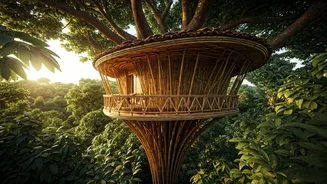 Stay Tucked Inside Wayanad Sustainable Bamboo Treehouses This Month
