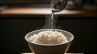 Try This 1 Warm Water Trick For Leftover Rice
